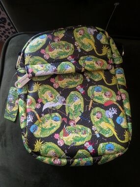 Buckle-Down Rick and Morty small crossbody Chaotic Portal